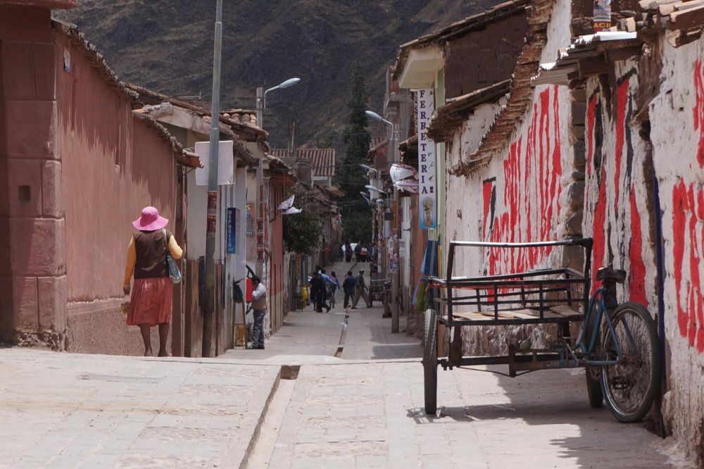 Ruelle du village de Pisac, Vallée Sacrée, Pérou