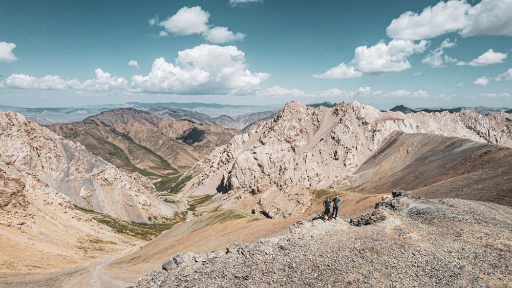 Randonnée dans les environs de Tach Rabat au col de Pendi