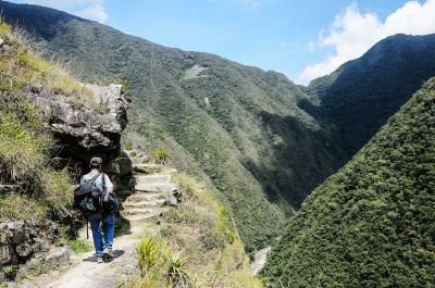 Sur le chemin de l'Inca, au départ du km 104