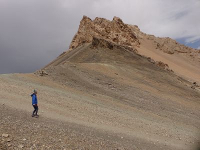 Passage du col pour rallier Tash Rabat