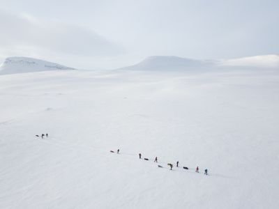 Finlande - Aventure polaire à Ski Pulka : à la conquête du Mont Halti, sommet de Laponie 